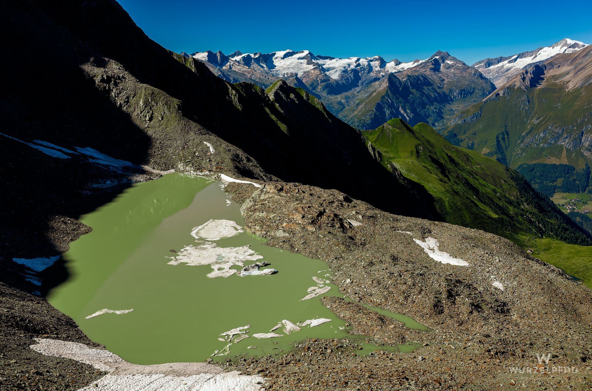 Gletscherlacke am Berger Törl